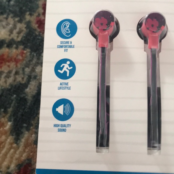 Stereo Floral Print Earbuds - Picture 3 of 5